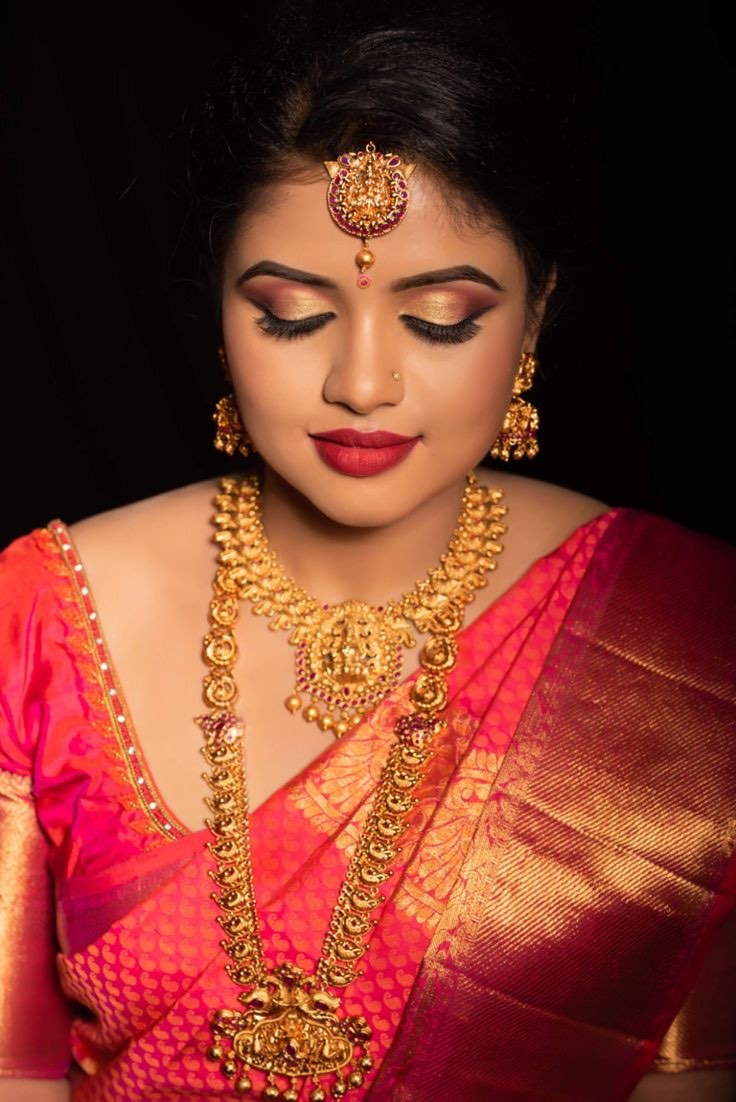 Bridal makeup and jewellery styling by Royal Events